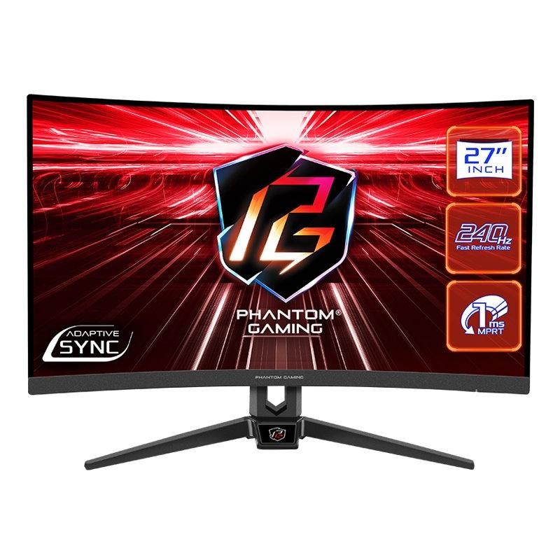 Phantom Gaming by Asrock monitor PG27F15RS1A prohnutý  27" / VA / 1920x1080 /240Hz/ 300cd/m2 /1ms/DP/2x HDMI/repro/VESA