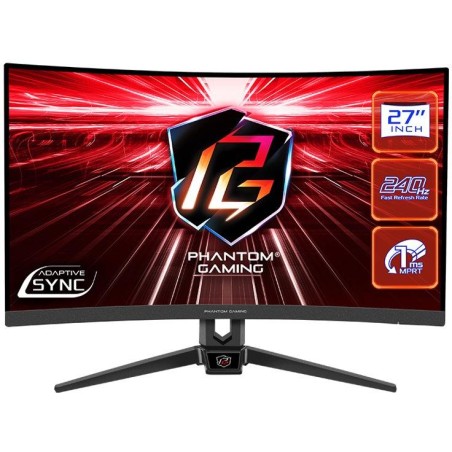 Phantom Gaming by Asrock monitor PG27F15RS1A prohnutý  27" / VA / 1920x1080 /240Hz/ 300cd/m2 /1ms/DP/2x HDMI/repro/VESA
