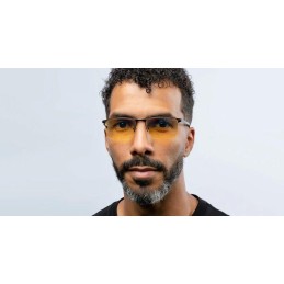 GUNNAR kancelářske/herní brýle MARIN ONYX * jantarová skla * BLF 65 * GUNNAR focus