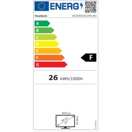 ViewSonic VG2756-4K / 27"/ IPS/ 16:9/ 3840x2160/ 5ms/ 350cd/m2/ DP/ HDMI/ RJ45/ USB/ PIVOT/ Repro