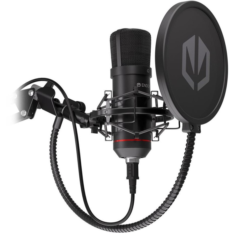 Endorfy mikrofon Solum / ruční rameno / pop-up filtr / 3,5mm jack / USB-C