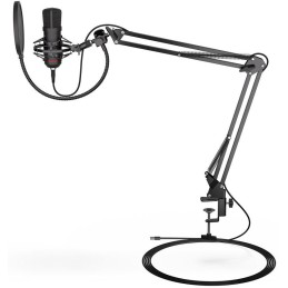 Endorfy mikrofon Solum / ruční rameno / pop-up filtr / 3,5mm jack / USB-C