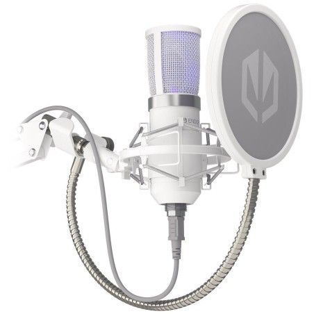 Endorfy mikrofon Streaming OWH / streamovací / rameno / pop-up filtr / 3,5mm jack / USB-C / bílý