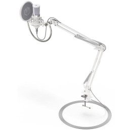 Endorfy mikrofon Streaming OWH / streamovací / rameno / pop-up filtr / 3,5mm jack / USB-C / bílý