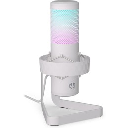 Endorfy streamovací mikrofon  AXIS Streaming OWH / RGB efekt / stojánek / USB / bílý