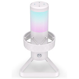 Endorfy streamovací mikrofon  AXIS Streaming OWH / RGB efekt / stojánek / USB / bílý