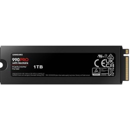 SAMSUNG 990 PRO 1TB Heatsink SSD / M.2 2280 / PCIe 4.0 4x NVMe / Interní