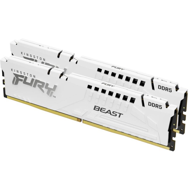 KINGSTON FURY Beast White XMP 64GB DDR5 5600MT/s / CL40 / DIMM / Kit 2x 32GB