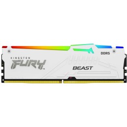 KINGSTON FURY Beast White RGB XMP 32GB DDR5 5600MT/s / CL40 / DIMM / Kit 2x 16GB