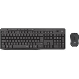 Logitech set MK295/ Bezdrátová klávesnice + myš/ 2.4GHz/ USB přijímač/ CZ/ grafitová