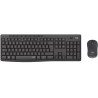 Logitech set MK295/ Wireless keyboard + mouse/ 2.4GHz/ USB receiver/ CZ/ graphite