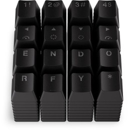 Endorfy set kláves KC124 BK Dbl. Shot / 124 kláves / černé