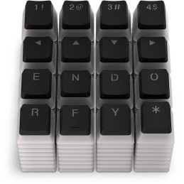 Endorfy set kláves KC104 Pudd. Dbl. shot / 104 kláves / průhledné / černé