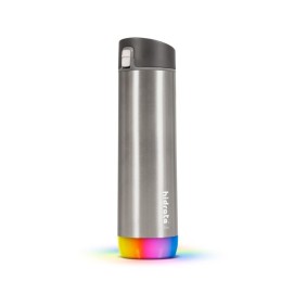 HidrateSpark – nerezová chytrá lahev, 620 ml, Bluetooth tracker, nerezová