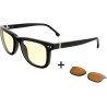 GUNNAR office/gaming glasses CUPERTINO ONYX * amber/amber MAX lenses * BLF 65 / BLF98 * GUNNAR focus