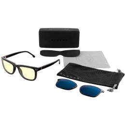 GUNNAR kancelářské/herní brýle CUPERTINO ONYX * jantarová/sluneční skla * BLF 65 / BLF90 * GUNNAR/NATURAL focus