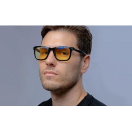 GUNNAR kancelářské/herní brýle CUPERTINO ONYX * jantarová/sluneční skla * BLF 65 / BLF90 * GUNNAR/NATURAL focus