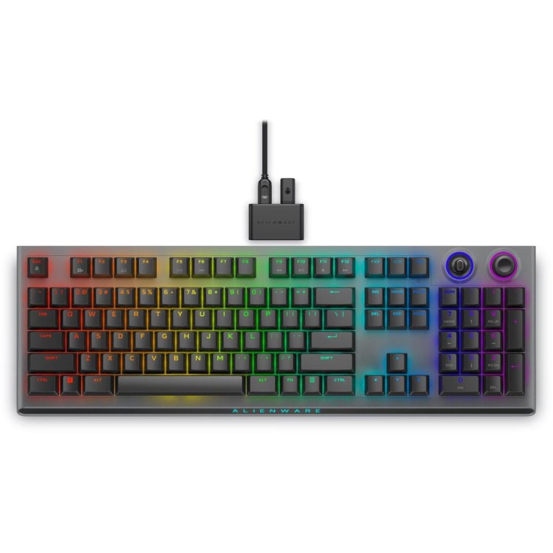 DELL klávesnice Alienware Tri-Mode Wireless Gaming Keyboard /  AW920K/ US/ Int./ mezinár./ Dark Side of th Moon)
