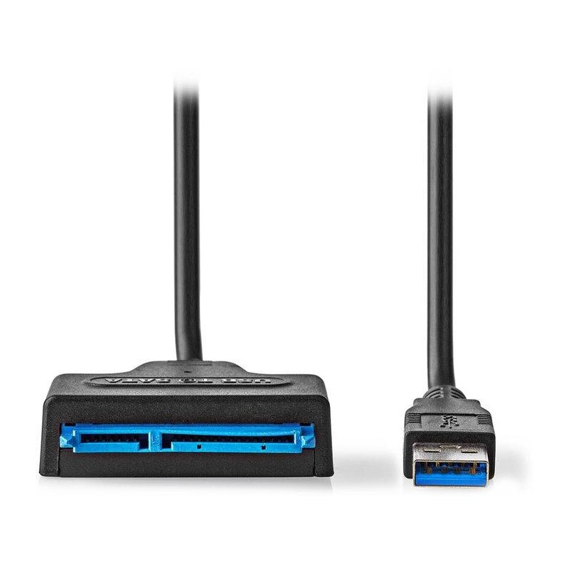 NEDIS adaptér USB 3.2 Gen1/ 2,5"/ SATA I, II, III/ napájení z USB/ 30 cm/ černý/ blistr
