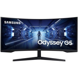 Samsung Odyssey G55T 34" / Prohnutý / UWQHD 3440x1440 / 21:9 / VA / 1ms / 165Hz / Jack/HDMI/DP/VESA