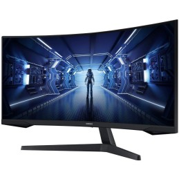 Samsung Odyssey G55T 34" / Prohnutý / UWQHD 3440x1440 / 21:9 / VA / 1ms / 165Hz / Jack/HDMI/DP/VESA