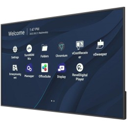 ViewSonic Flat Display CDE5530/55"/24-7 LCD/3840x2160/6,5ms/450cd/HDMI x 2/USB A x 2/USB-C/RJ45/RS232/repro/Android