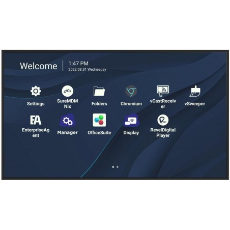 ViewSonic Flat Display CDE7530/75"/24-7 LCD/3840x2160/8ms/450cd/HDMI x 3/USB A x 2/USB-C/RJ45/RS232/repro/Android