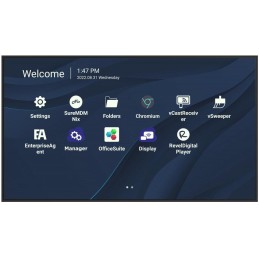 ViewSonic Flat Display CDE8630/86"/24-7 LCD/3840x2160/8ms/450cd/HDMI x 3/USB A x 2/USB-C/RJ45/RS232/repro/Android