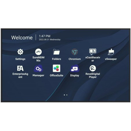 ViewSonic Flat Display CDE8630/86"/24-7 LCD/3840x2160/8ms/450cd/HDMI x 3/USB A x 2/USB-C/RJ45/RS232/repro/Android