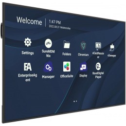 ViewSonic Flat Display CDE8630/86"/24-7 LCD/3840x2160/8ms/450cd/HDMI x 3/USB A x 2/USB-C/RJ45/RS232/repro/Android