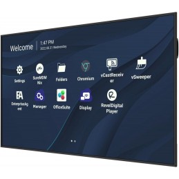 ViewSonic Flat Display CDE8630/86"/24-7 LCD/3840x2160/8ms/450cd/HDMI x 3/USB A x 2/USB-C/RJ45/RS232/repro/Android