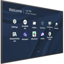 ViewSonic Flat Display CDE9830/98"/24-7 LCD/3840x2160/8ms/500cd/HDMI x 3/USB A x 2/USB-C/RJ45/RS232/repro/Android