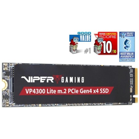 PATRIOT VIPER VP4300 Lite 2TB SSD / Interní / M.2 PCIe Gen4 x4 NVMe / 2280 / DRAMLESS