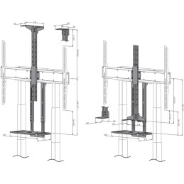 Neomounts AFL-875WH1/Držák kamery a multimedia police pro FL55-875WH1 a WL55-875WH1/nosn. 9kg/Logitech ad./bílý