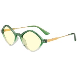 GUNNAR kancelářské/herní brýle LOKI ASGARD EDITION - MARVEL EMERALD-GOLD * jantarová skla * BLF 65 * GUNNAR focus