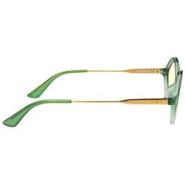 GUNNAR kancelářské/herní brýle LOKI ASGARD EDITION - MARVEL EMERALD-GOLD * jantarová skla * BLF 65 * GUNNAR focus