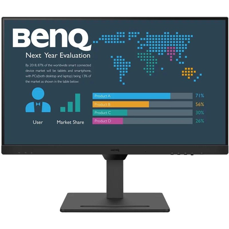 BENQ 27" LED BL2790QT/ 2560x1440/ IPS panel/ 1000:1/ 5ms/ HDMI/ DP/ 2xUSB-C/ 3x USB/ Pivot/ audio/ černý