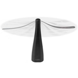 NEDIS odpuzovač hmyzu z bezpečné čepele s měkkým zastavením/ ekologický/ provoz na baterie/ černý