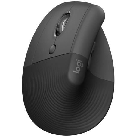 Logitech Lift Left Vertical Ergonomic Mouse - Graphite   Vertikální myš, optická, 6 tlačítek, bezdrátová, USB+Bluetooth