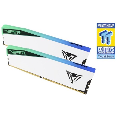 PATRIOT VIPER ELITE 5 WHITE RGB 32GB DDR5 7000MHz / DIMM / CL38 / Kit 2x 16GB