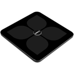 UMAX chytrá váha Smart Scale US20HRC / 0,2 – 180 kg/ Bluetooth 4.0/ 15 tělesných parametrů/ čeština/ černá