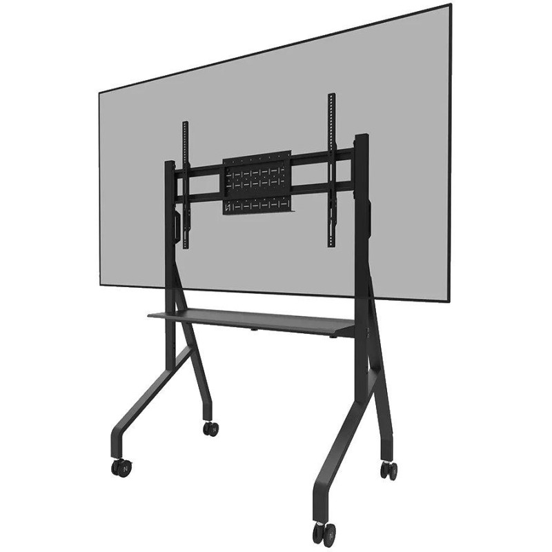 Neomounts FL50-525BL1 /Držák displeje/vozík/55-86"/4 kolečka/VESA 900X600/nosn. 76kg/nast.výšky/černý
