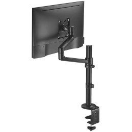 Neomounts DS60-425BL1 /Držák displeje/na stůl/17-27"/svorka+průchodka/3čepy/VESA 100X100/nosn.8kg/1 displej/černý