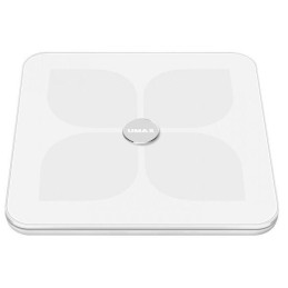UMAX chytrá váha Smart Scale US20HRC / 0,2 – 180 kg/ Bluetooth 4.0/ 15 tělesných parametrů/ čeština/ bílá