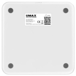 UMAX chytrá váha Smart Scale US20HRC / 0,2 – 180 kg/ Bluetooth 4.0/ 15 tělesných parametrů/ čeština/ bílá