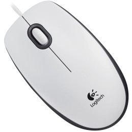 Logitech myš M100/ optická/ USB/ 2 tlačítka/ bílá/ 1000dpi