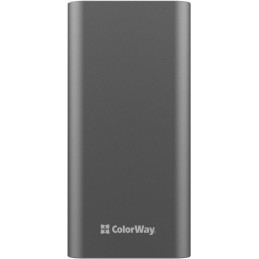 COLORWAY powerbanka/ 20 000mAh/ 2x USB QC3.0/ USB-C Power Delivery 20W/ Lighting/ LED/ Micro-USB/ Šedivá