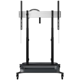 Vogels RISE Elektrický pojízdný TV lift, standardní kolečka, rychlost 50 mm/s černý