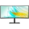 Samsung ViewFinity S65UC 34" / Prehnutý / 3440x1440 / 21:9 / VA / 5ms / 100Hz / Jack/HDMI/DP/USB-C/USB/LAN/VESA/Repro