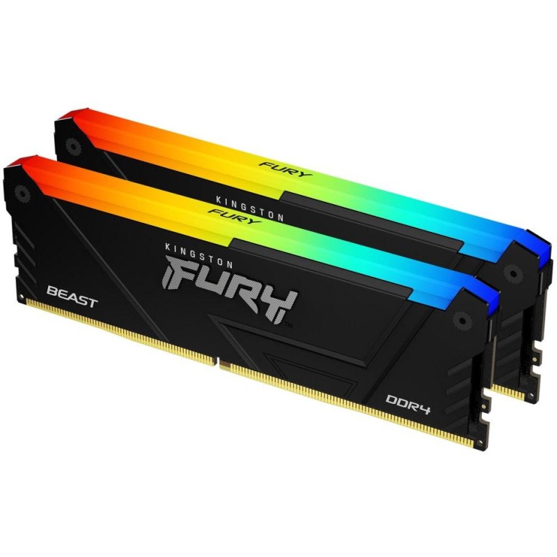 KINGSTON FURY Beast RGB 32GB DDR4 3600MT/s / DIMM / CL18 / KIT 2x 16GB